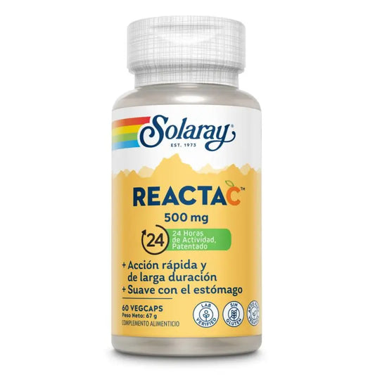 Solaray Reacta C , 60 capsules of 500 mg
