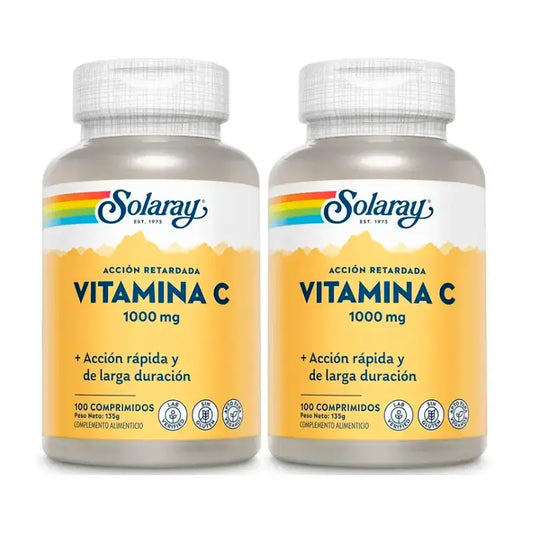 Solaray Vitamine C 1000 Mg. 2 x 100 Comp.