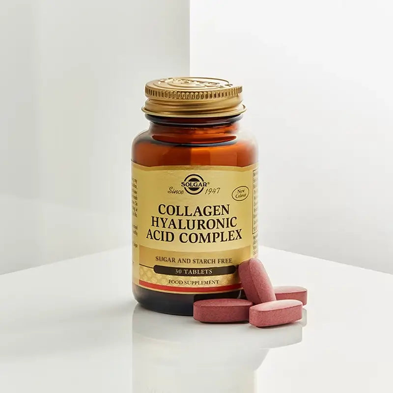 Solgar Hyaluronic Acid Complex With Collagen, 30 Comprimés