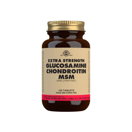 Solgar Glucosamine Chondroïtine MSM, 120 Comprimés