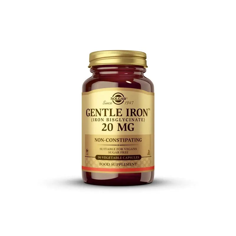 Solgar Iron Gentle 20mg, 90 Capsules