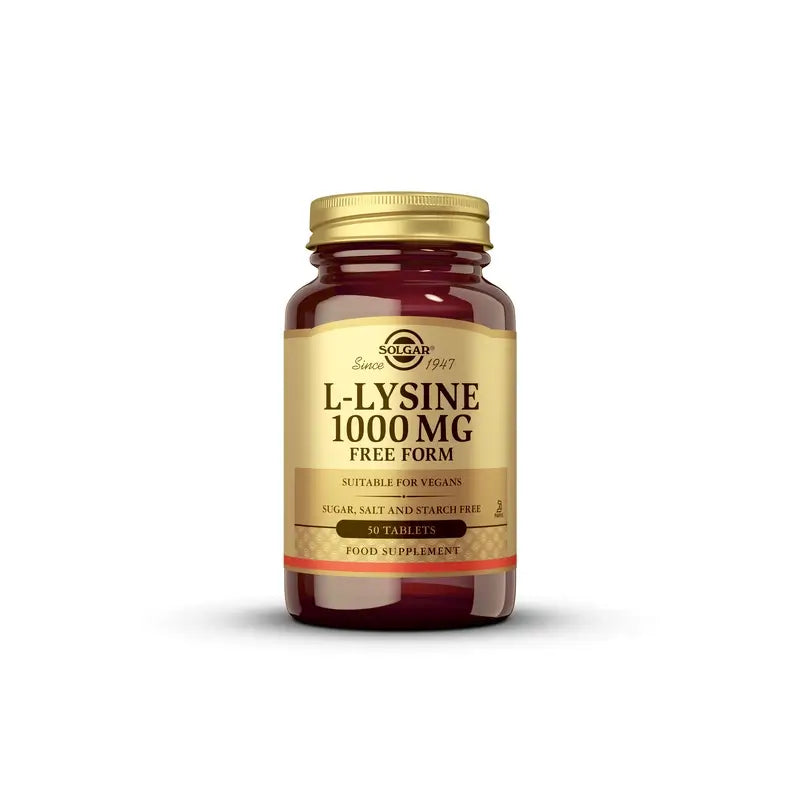 Solgar L-Lysine 1000mg, 50 Comprimés