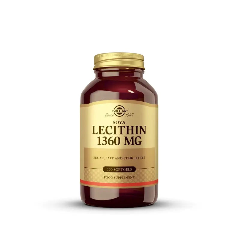 Solgar Lecithin 1360mg, 100 Capsules