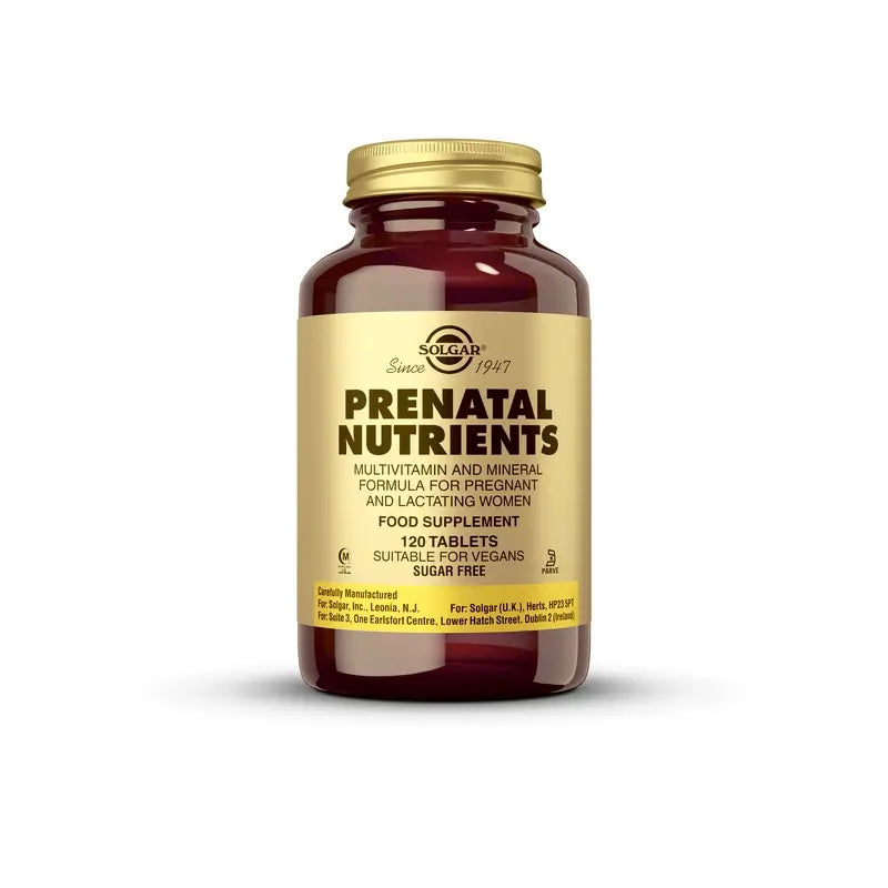 Solgar Nutrients Prenatals, 120 comprimés