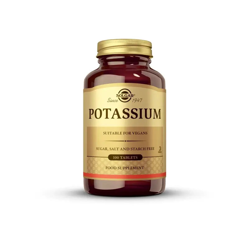 Solgar Potassium, 100 comprimés