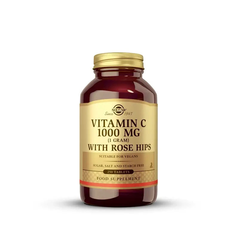 Solgar Rose Hips 1000 mg, 250 comprimés