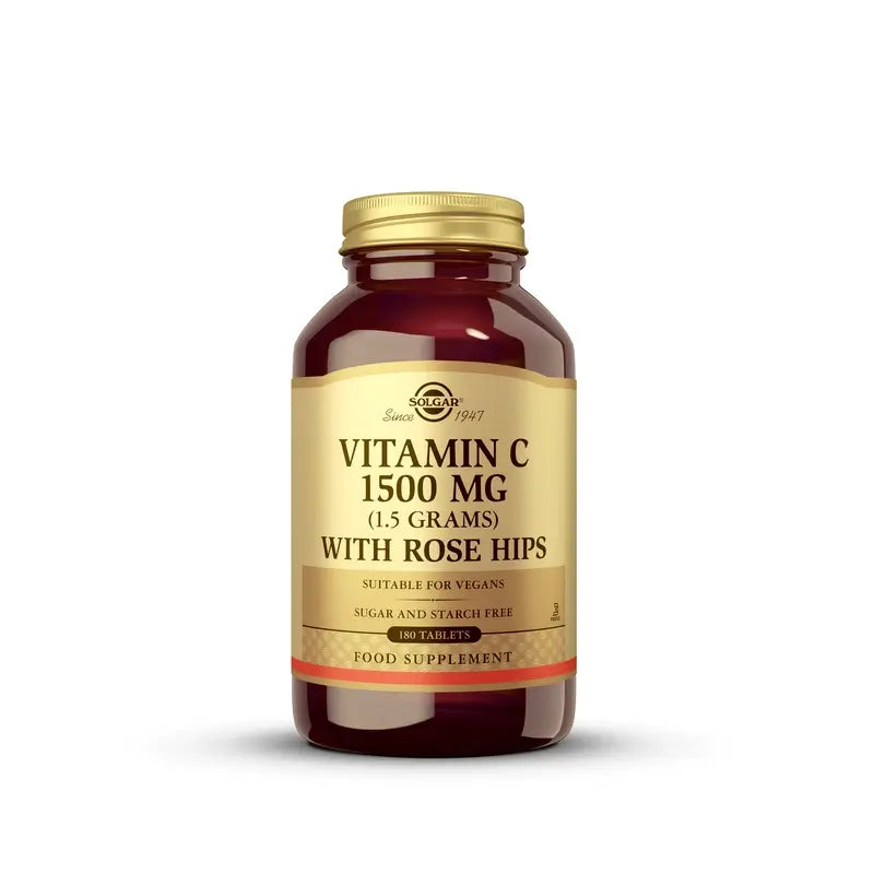 Solgar Rose Hips 1500 mg, 180 comprimés