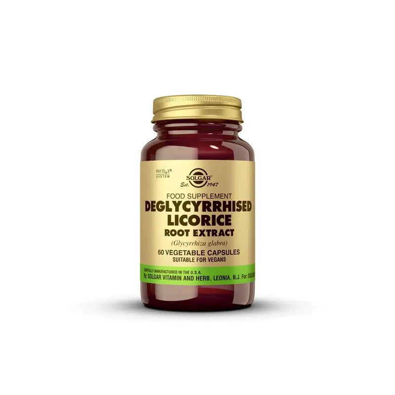 Solgar Deglycyrrhizinated Liquorice, 60 gélules