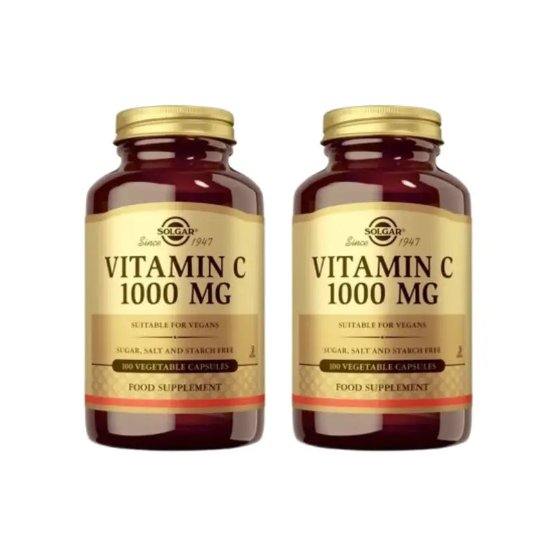 Solgar Vitamine C 1000 Mg, 2X100 Capsules