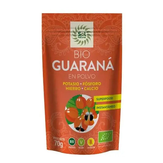 Solnatural Guarana Powder Bio , 70 g