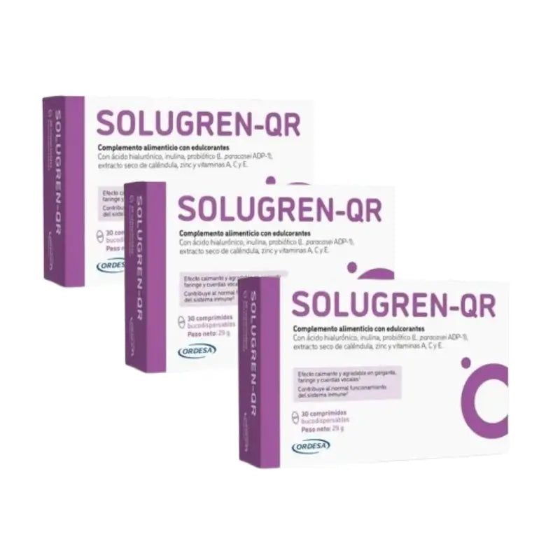 Solugren Supplements Qr Pack 3 x 30 comprimés