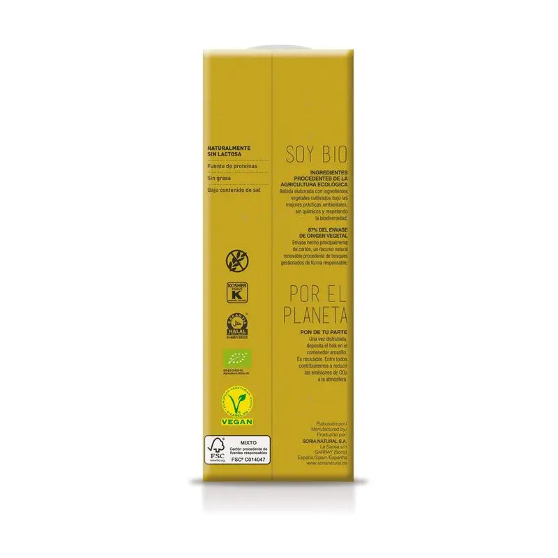Soria Natural Canary Grass Vegetable Drink 1Lt 6Uds.