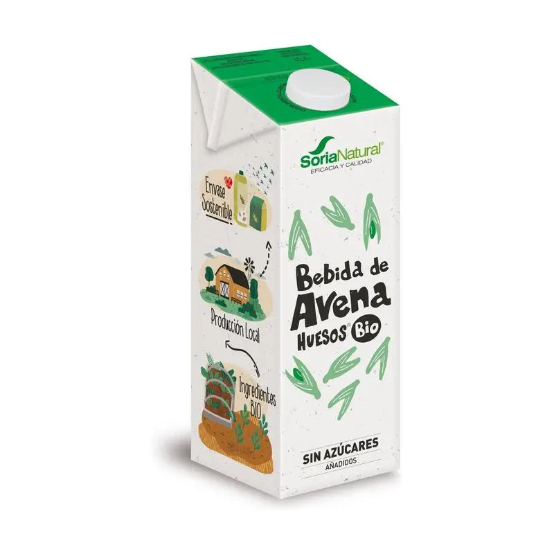 Soria Natural Boisson végétale à l'avoine pour les os, 6 x 1 L