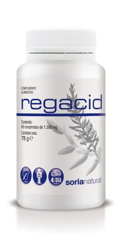 Soria Natural Regacid, 60 Tablets