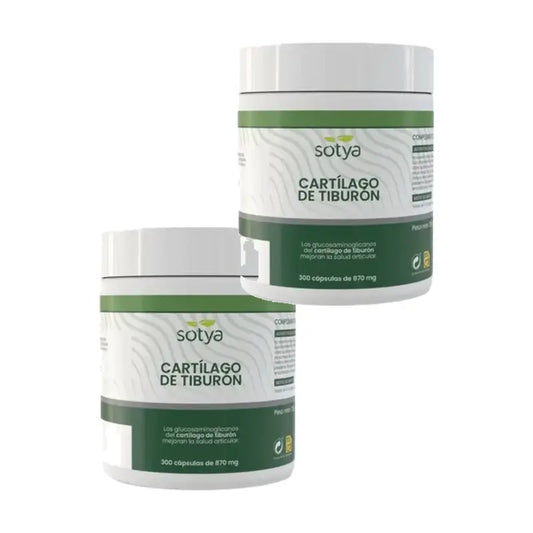 Sotya Cartilage de requin 870 mg, lot de 2 x 300 gélules