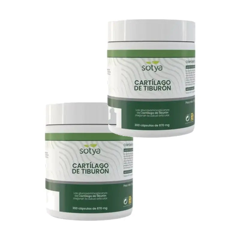 Sotya Cartilage de requin 870 mg, lot de 2 x 300 gélules