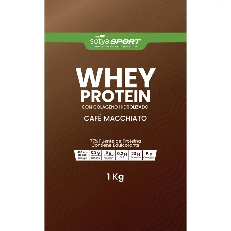 Sotya Whey Protein Cafe Macchiato Doypack , 1000 grammes