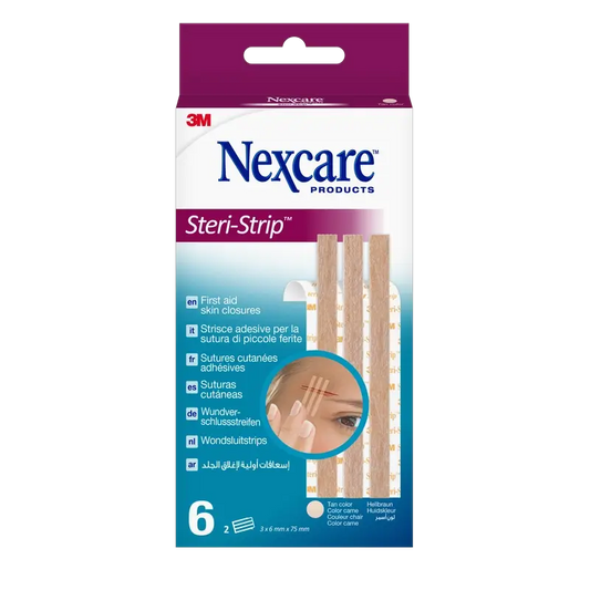 3M Steri-Strip Suture adhésive 75 x 6 mm 3 bandes