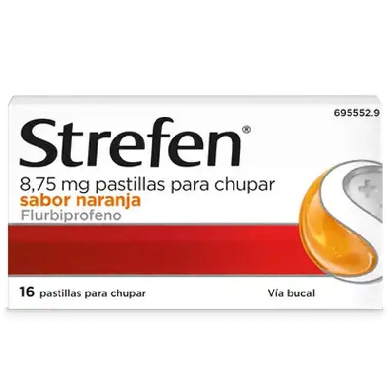 Strefen Orange, 16 pastilles, à sucer