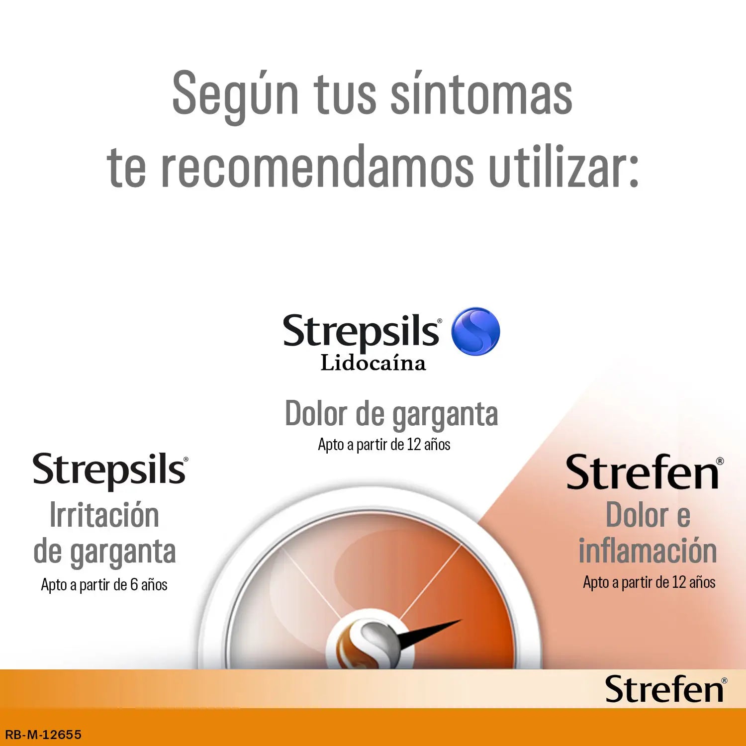 Strefen Orange, 16 pastilles, à sucer