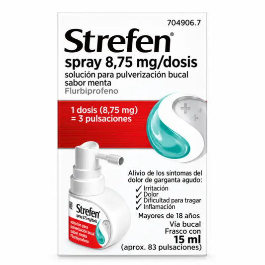 Strefen Spray 8,75 mg par dose 15 ml