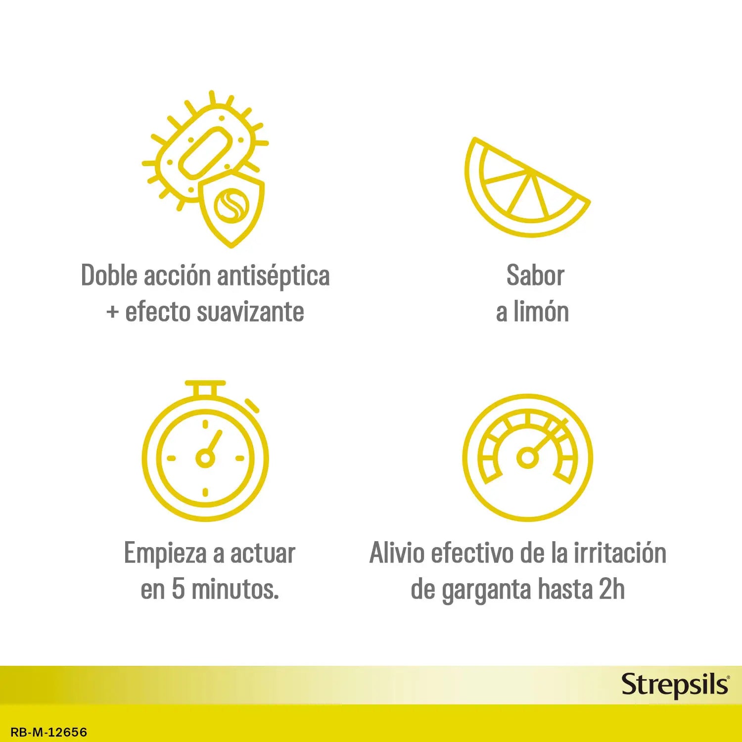 Strepsils Sans Sucre Citron, 24 Pastilles