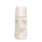 Suavinex Biberon 270 ml, débit moyen (M), +3 mois, Rose Poésie