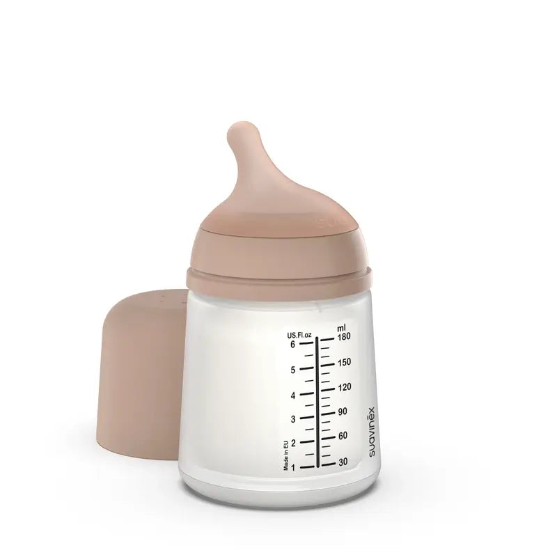 Suavinex Biberon Anti-colique Zero Zero 180 Ml, Slow Flow (S), +0 Mois, Medium