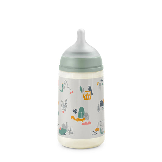 Suavinex Biberón De 270 Ml, Bébés +3 Mois. Vert, 1 unité