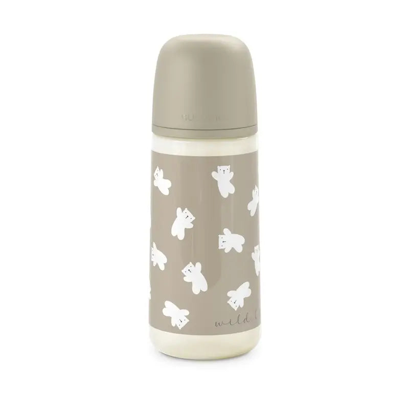 Suavinex Sx Pro Teat Dense Flow Bottle (L) +6 Months Wild&Free Beige, 360 ml
