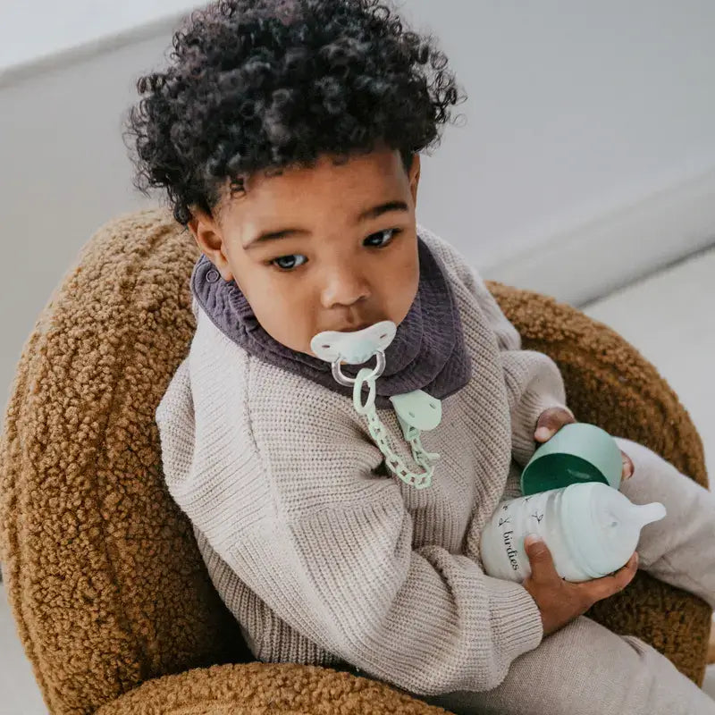 Suavinex Tétine pour biberon Sx Pro Slow Flow (S) +0 mois Birdies Green, 150 ml