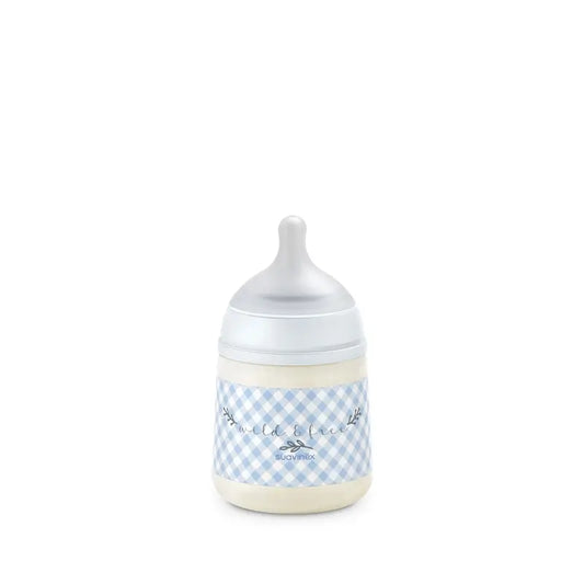 Suavinex Tétine pour biberon Sx Pro Slow Flow (S) +0 mois Wild&Free Blue, 150 ml