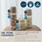 Suavinex Tétine pour biberon Sx Pro Slow Flow (S) +0 mois Wild&Free Beige, 150 ml