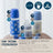 Suavinex Tétine pour biberon Sx Pro Medium Flow (M) +3 Mois Wild&Free Blue, 270 ml