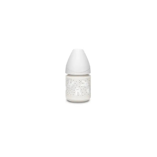Suavinex Baby Bottle Premium Rabbit Colour Grey, 120 ml
