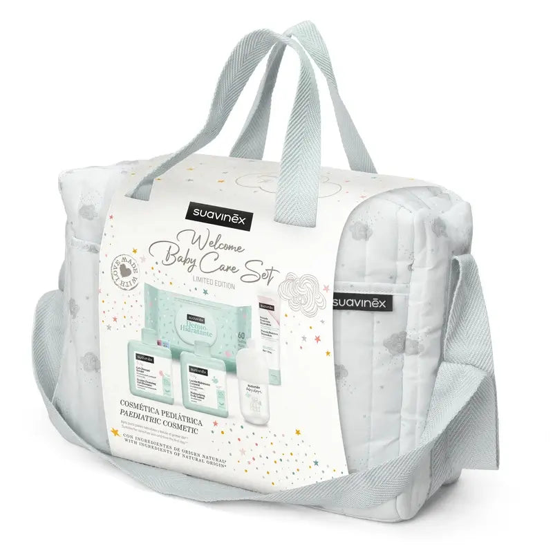 Suavinex Sac de transport pour bébé avec cosmétiques. Bleu
