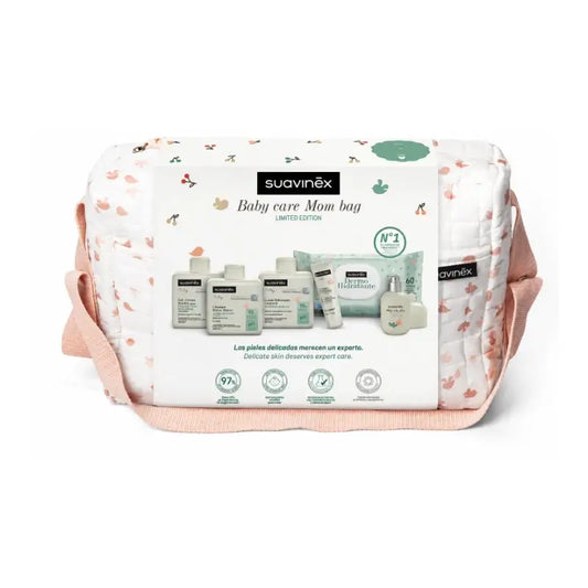 Suavinex Sac de transport pour bébé avec cosmétiques. Rose