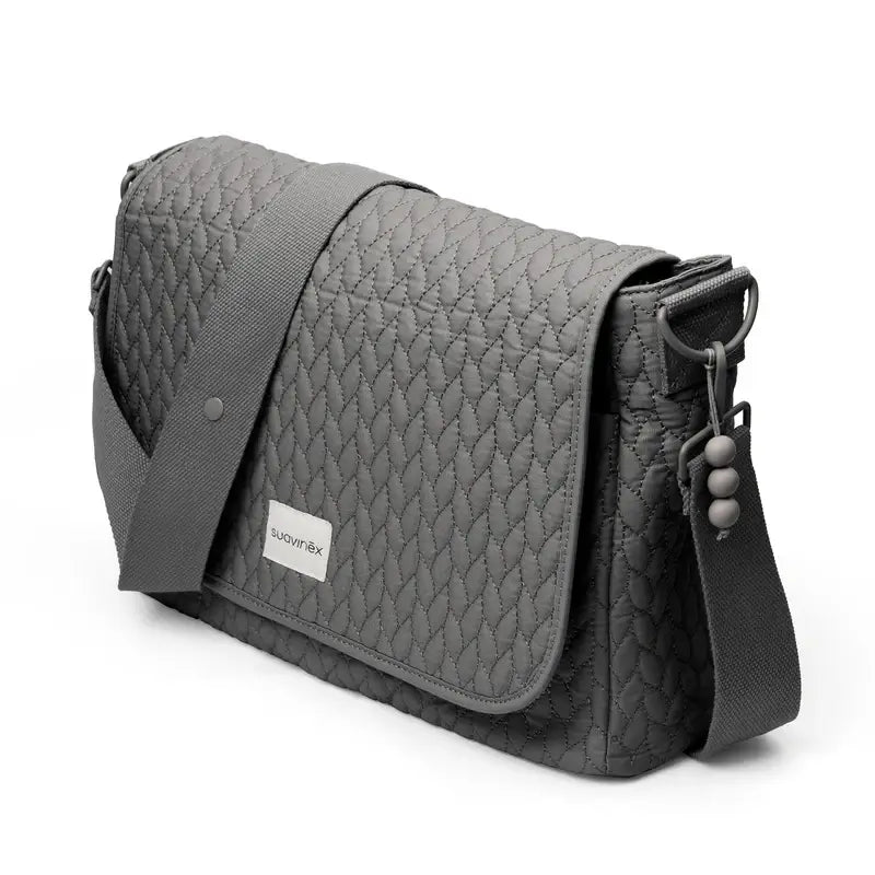 Sac à bandoulière de maternité Suavinex, gris