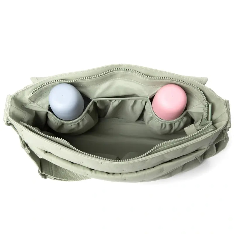 Suavinex Poetry Green Maternity Handbag Shoulder Bag