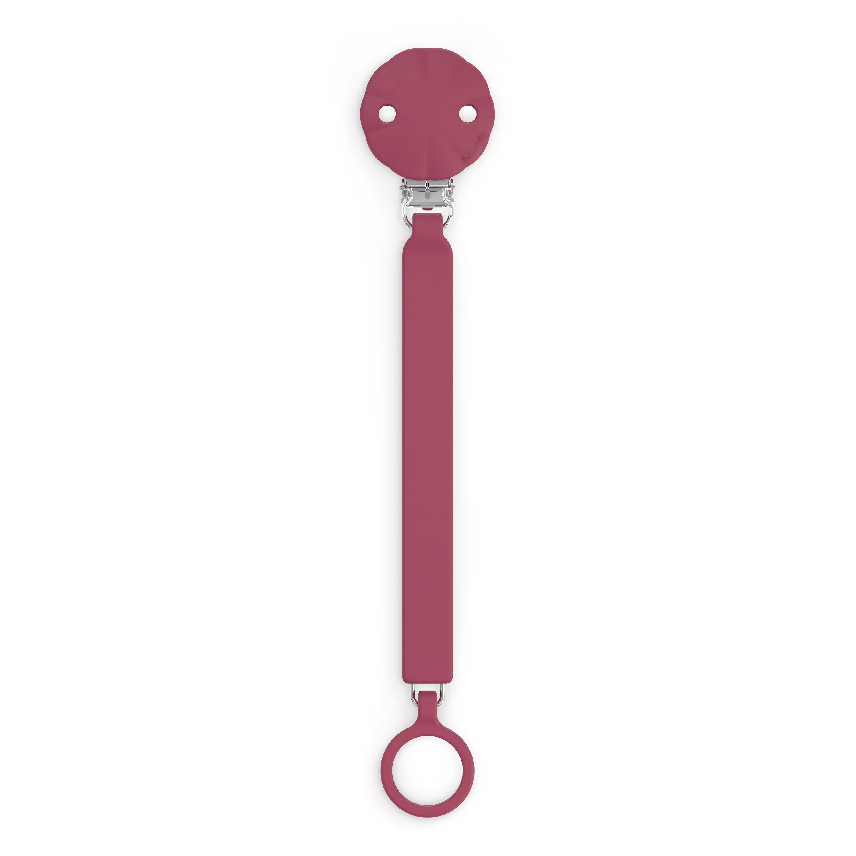 Suavinex Wonder Pacifier Holder, Viva Magenta, +0 mois, 1 unité