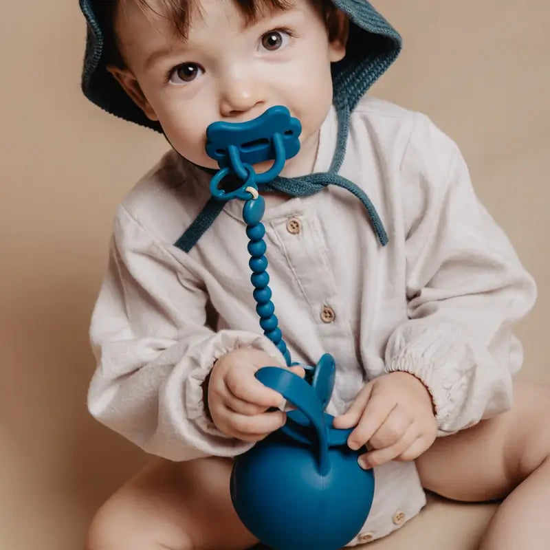 Pince en silicone Suavinex, Bleu Ballad