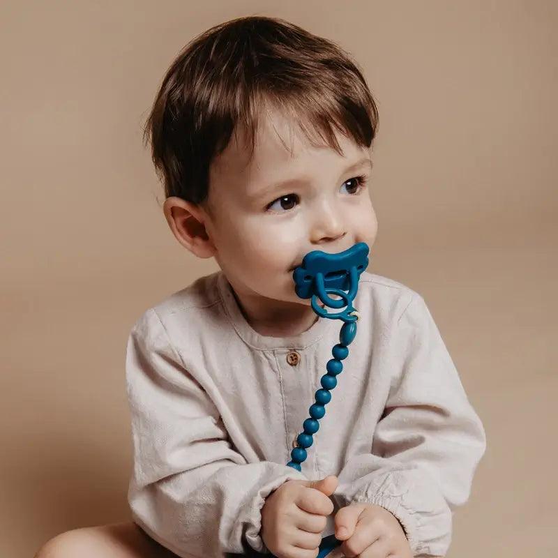 Pince en silicone Suavinex, Bleu Ballad