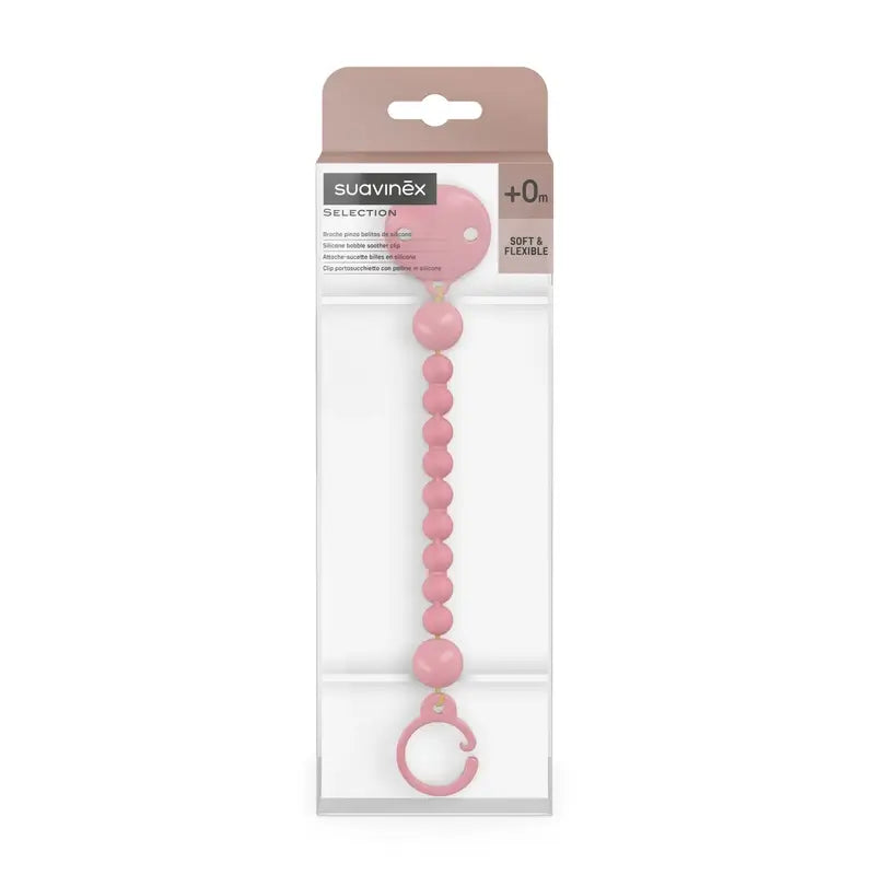 Pince en silicone Suavinex, Fuchsia