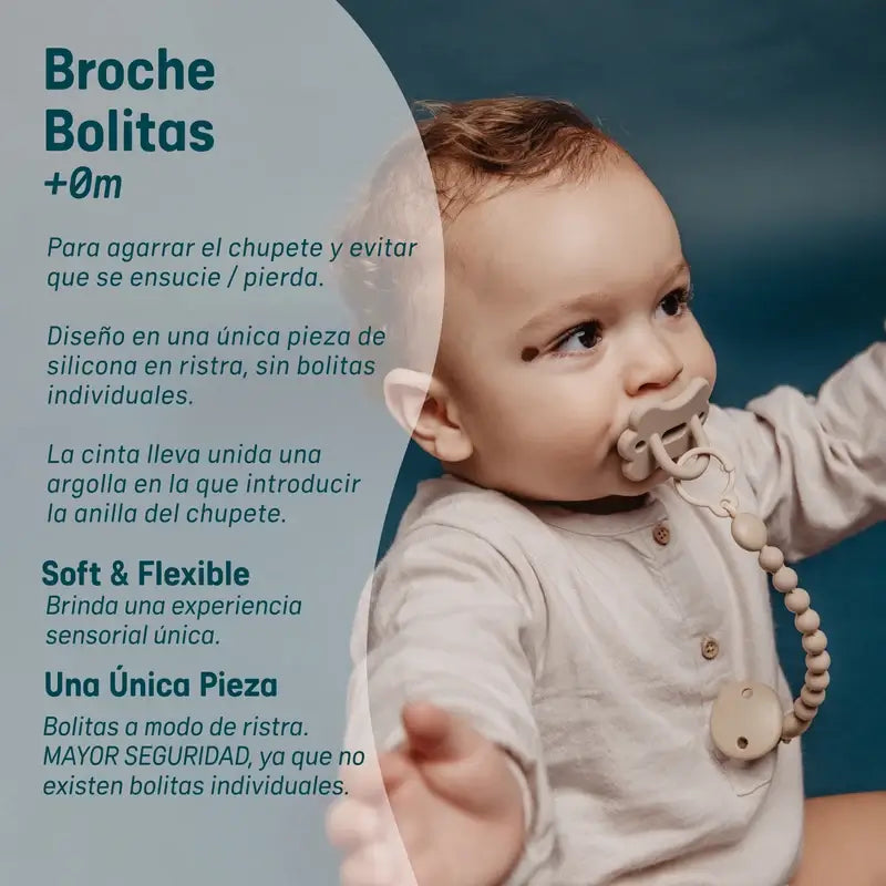 Pince en silicone Suavinex, crème irlandaise