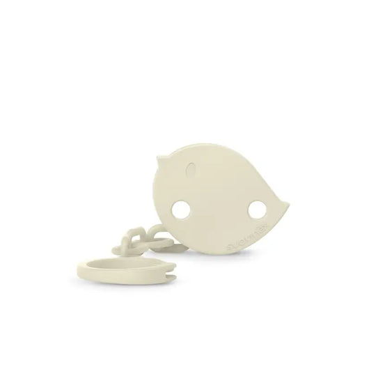 Suavinex Attache-sucette Broche +0 Mois Birdies Beige