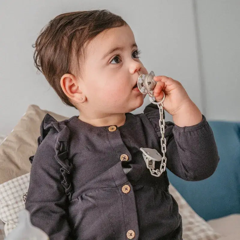 Suavinex Attache sucette +0 mois Wild&Free Beige