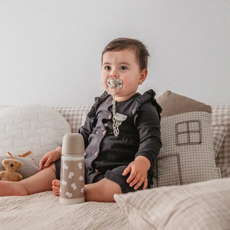 Suavinex Attache sucette +0 mois Wild&Free Beige