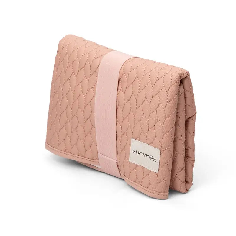 Tapis à langer portable Suavinex, rose