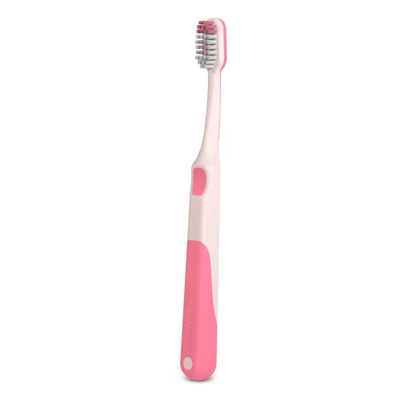 Brosse à dents pour bébés Suavinex +6 ans, rose