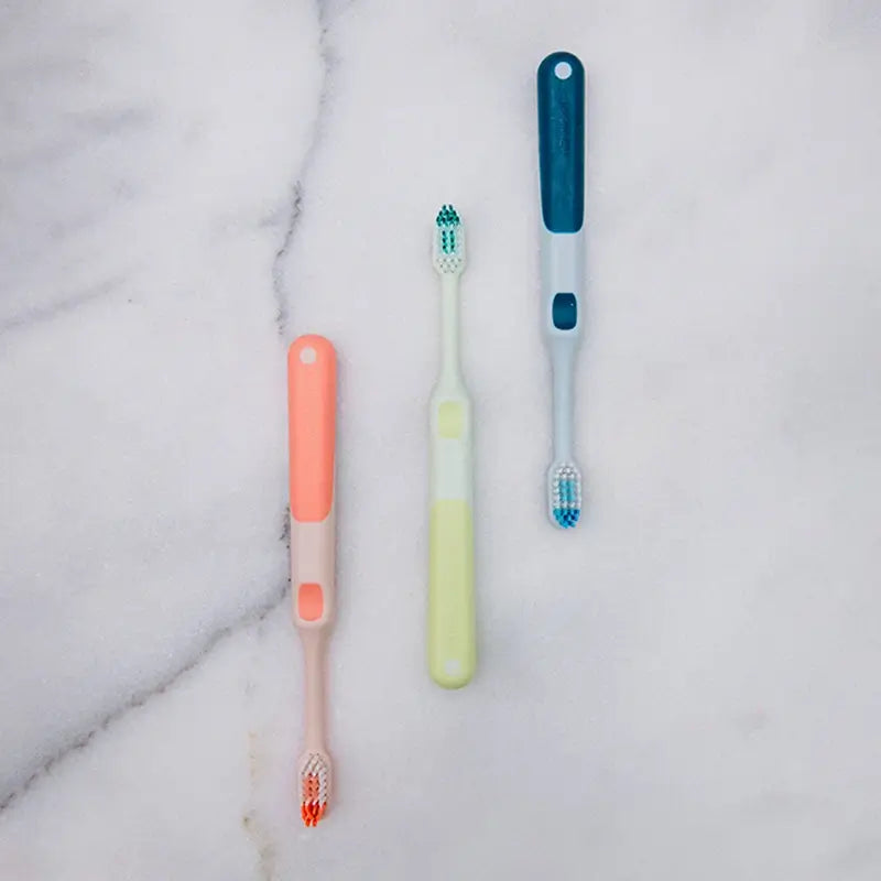 Brosse à dents pour bébés Suavinex +6 ans, verte